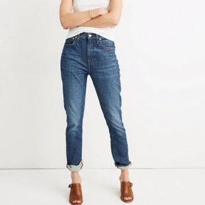 Madewell the high-rise slim boy jean size 24